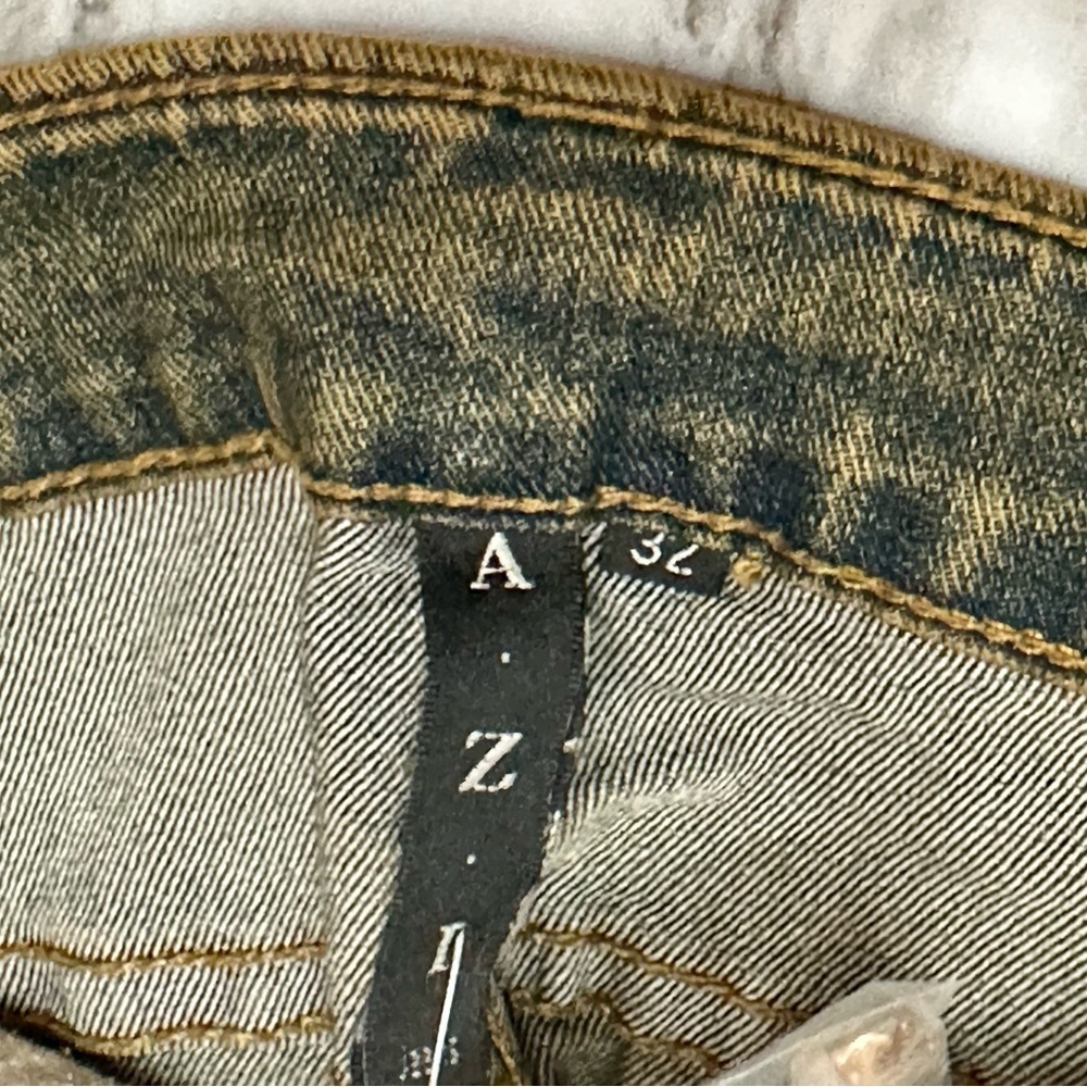 AZI Women’s Embroidered Boho Denim Blue Jeans Sz 32 Hippy Vintage Vibes Cowgirl - Picture 13 of 15